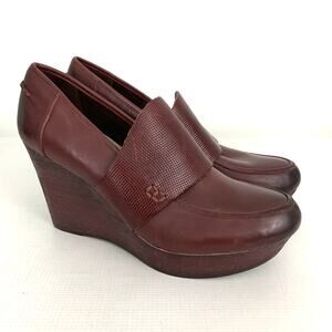 Naya Othello Wedge Platform Loafer Shoes Women Size 8.5
